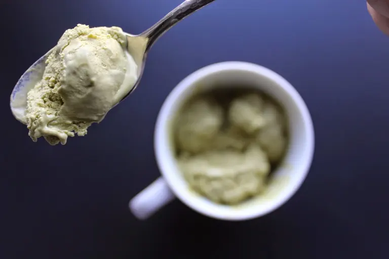 Image of Green Monster Tea Ice Cream.