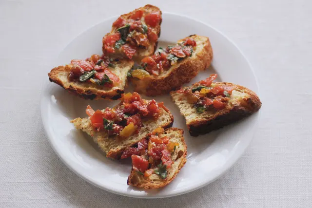 Image of  Bruschetta.