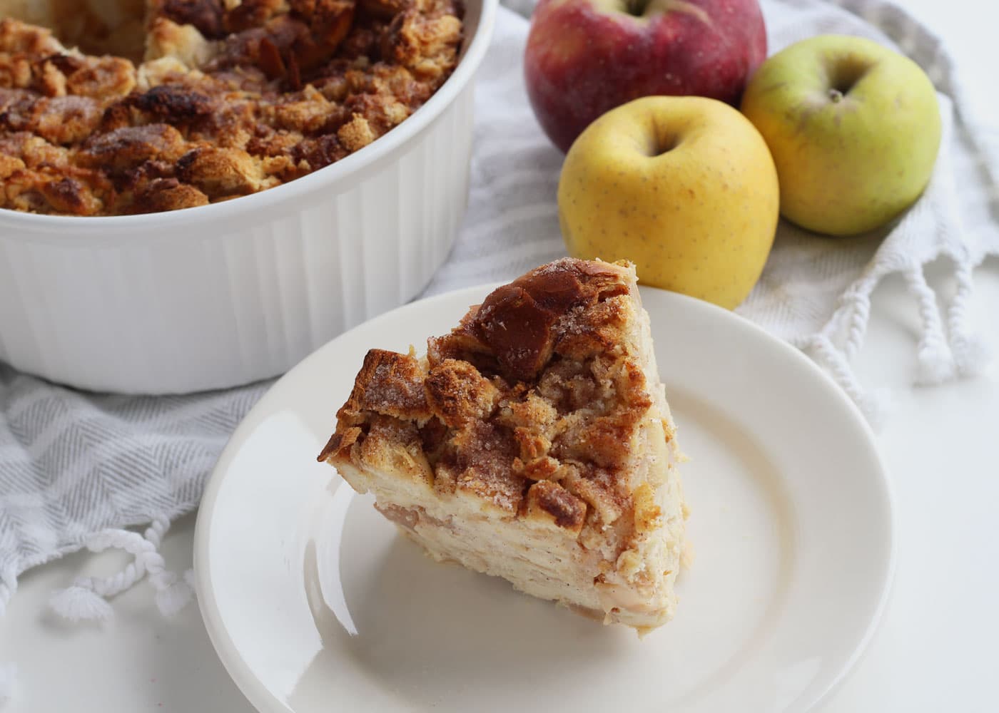 Image of Apple Bread Pudding.