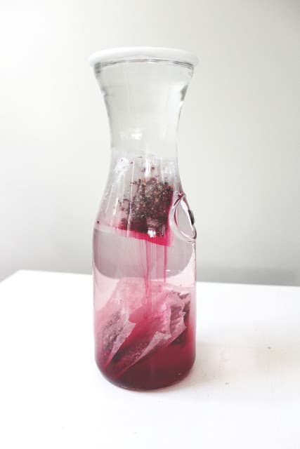 Image of Cold Brewed Hibiscus Tea.