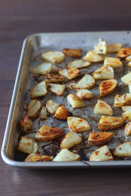 Image of Roasted Greek Potatoes.