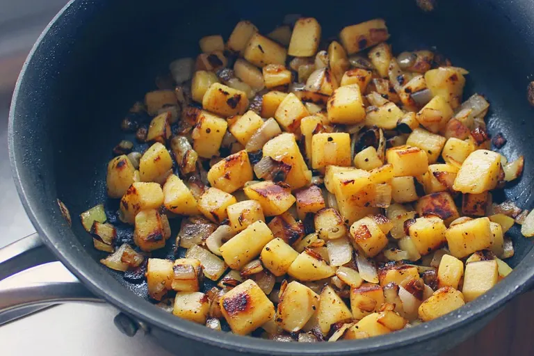 Image of Sweet Potato Hash.