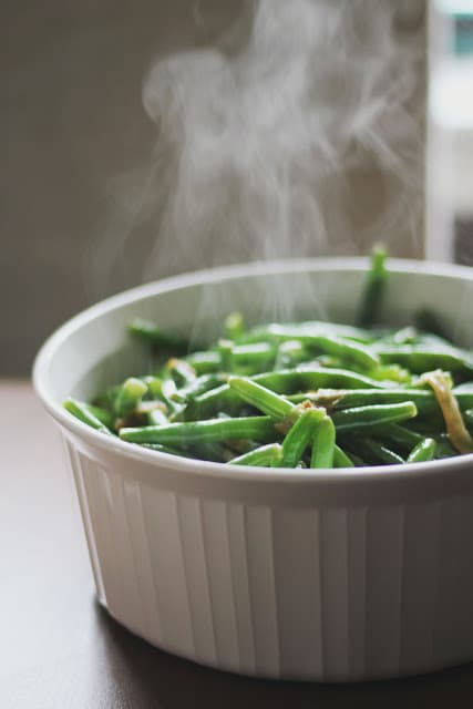 Image of Green Beans with Caramelized Onions.