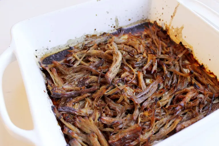 Image of Pulled Pork Loaded Sweet Potato Fries.