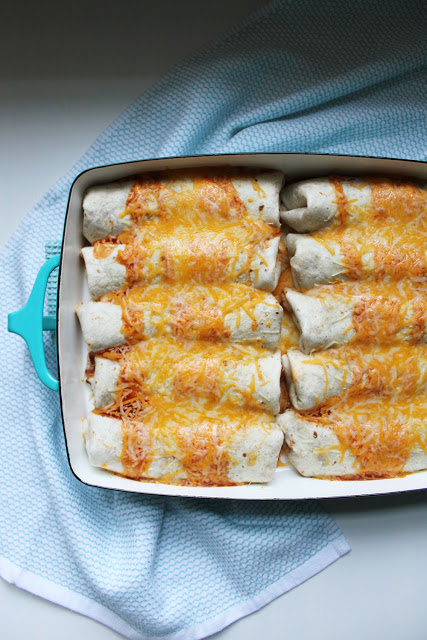 Beef and Bean&nbsp;Burritos