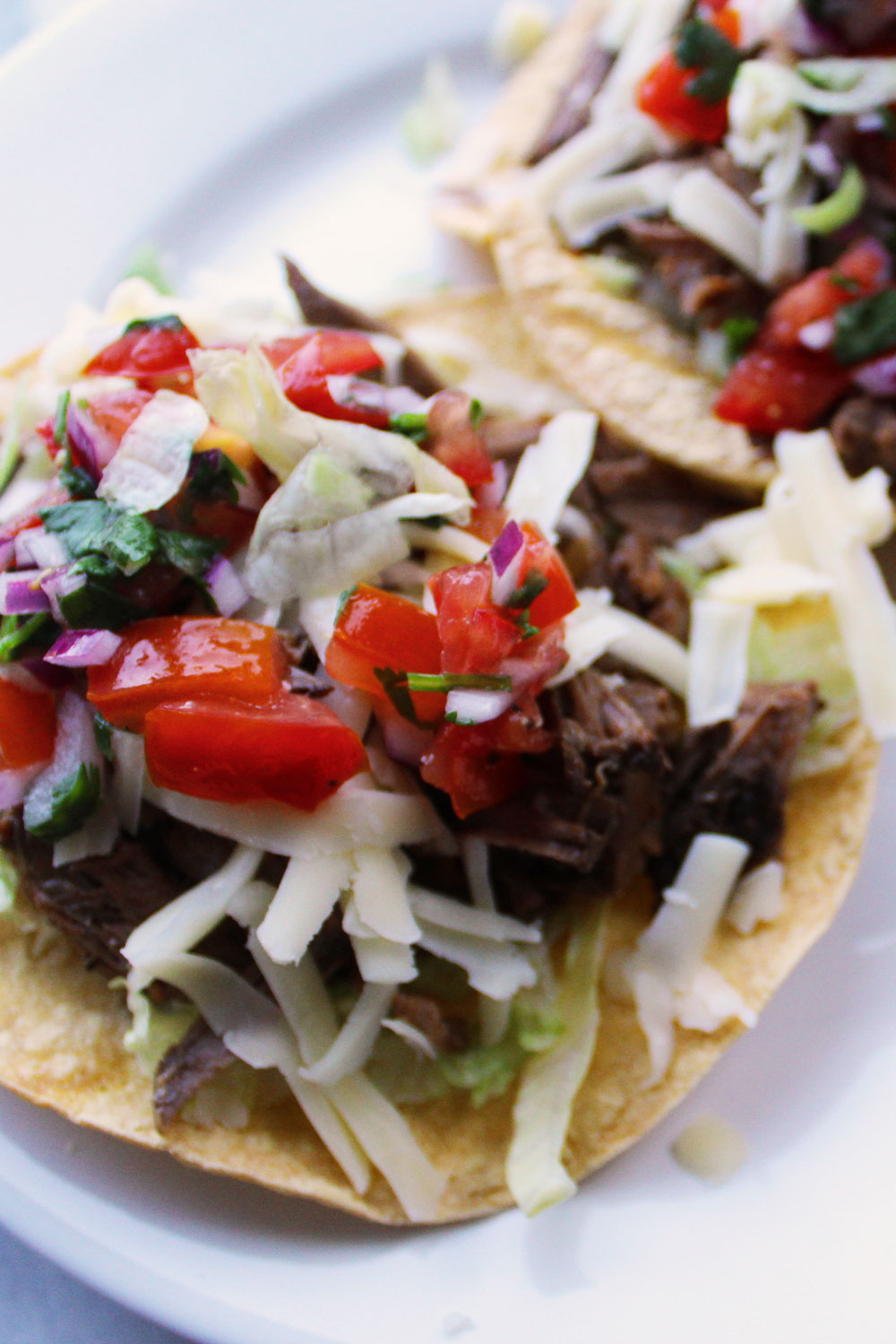 Shredded Beef Tostadas