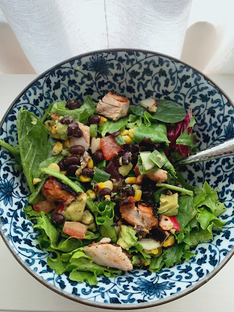 Image of Grilled Corn and Avocado Salad.