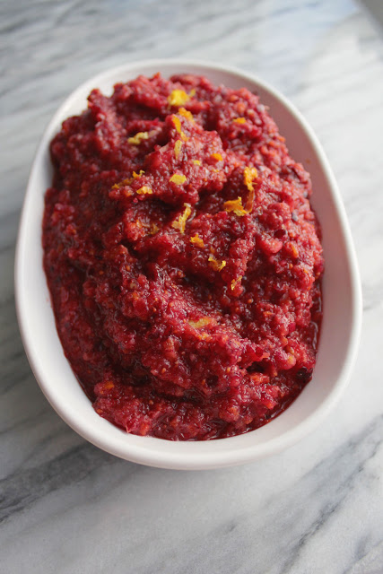 Image of Raw Cranberry Relish.