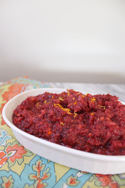 Image of Raw Cranberry Relish.