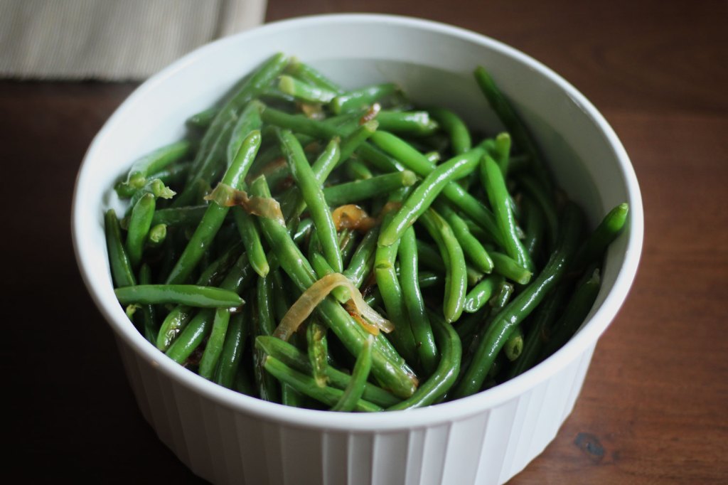 Green Beans with Caramelized&nbsp;Onions
