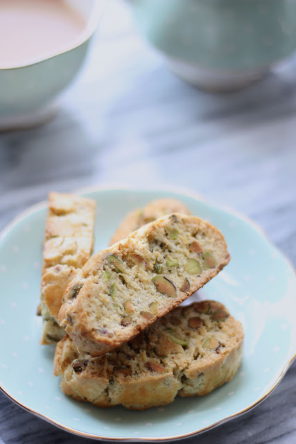 Image of Lemon Pistachio Biscotti.