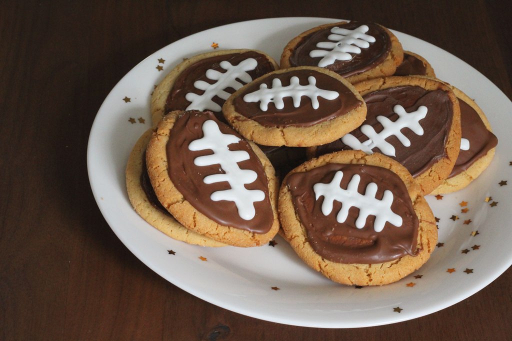 Peanut Butter Football&nbsp;Cookies