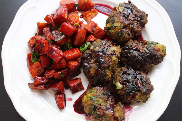 Mini Koftas and Pomegranate Wine&nbsp;Sauce